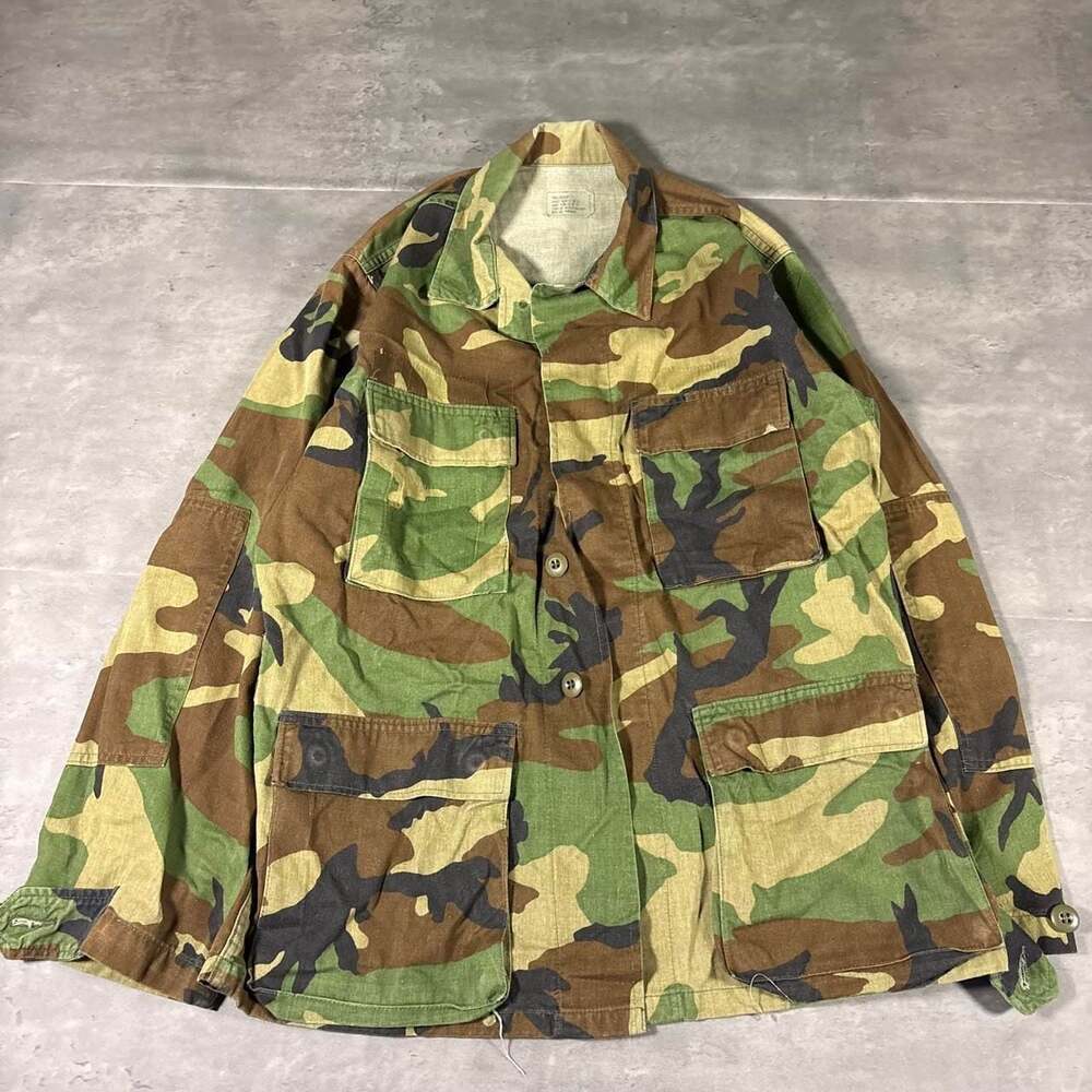 Vintage US Army M65 Field Jacket Woodland Camouflage Small Regular